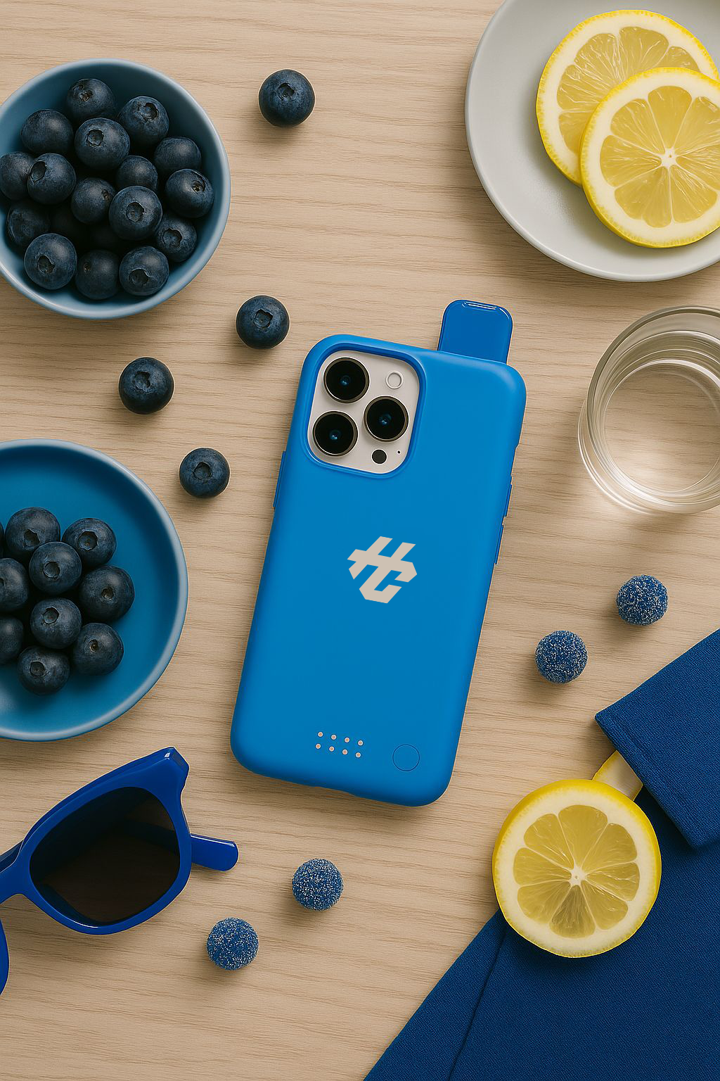 HUMOCASE - BLEU RAZZ GLACÉ